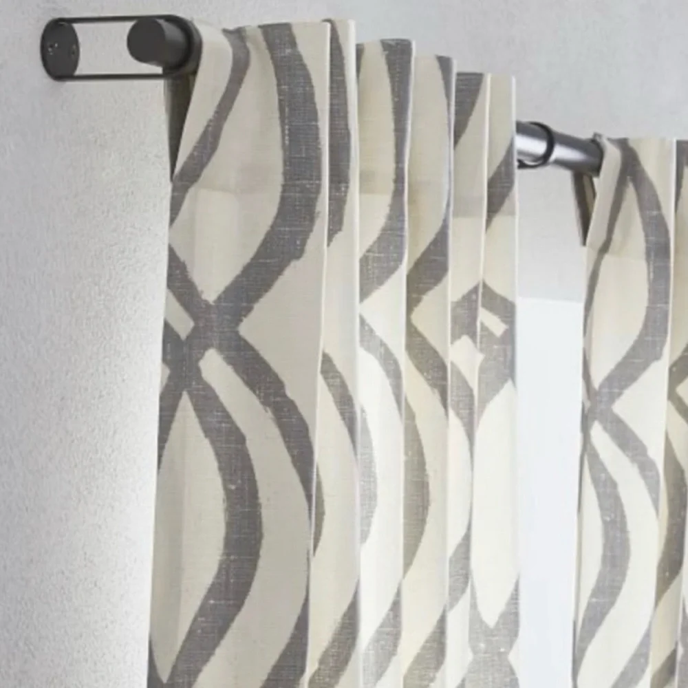 WEST ELM Scribble Curtain Set